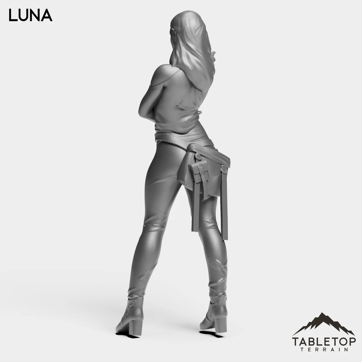 Tabletop Terrain Miniature Luna - Black Stone Commandos