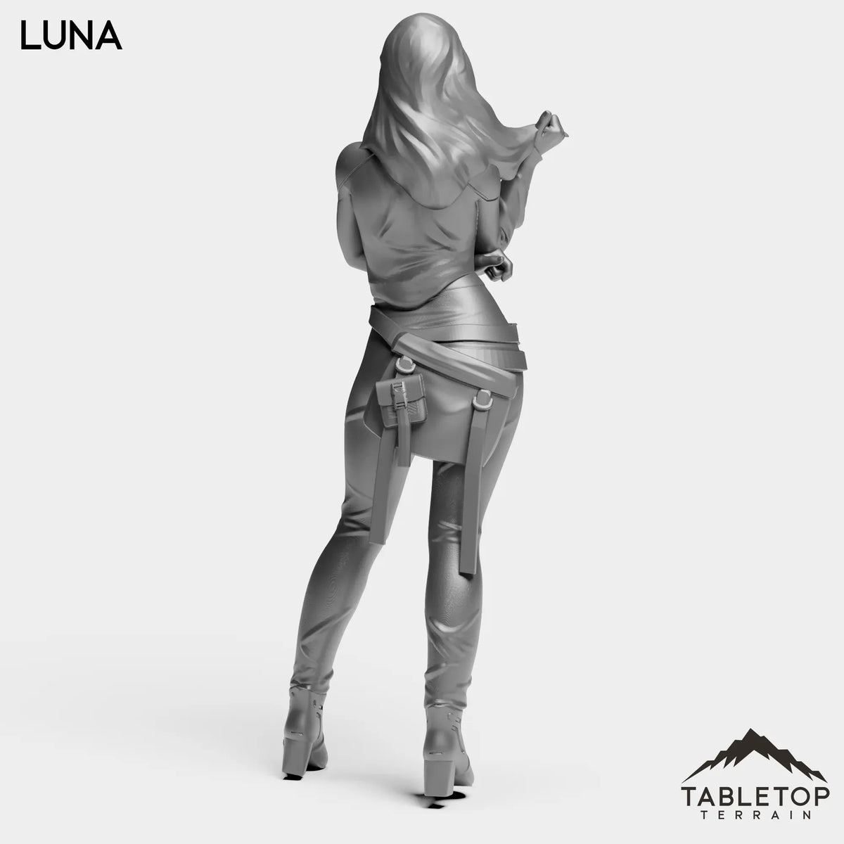 Tabletop Terrain Miniature Luna - Black Stone Commandos