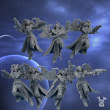 Tabletop Terrain Miniature Lunar Angels build-kit & squad