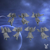 Tabletop Terrain Miniature Lunar Angels build-kit & squad
