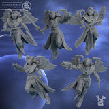 Tabletop Terrain Miniature Lunar Angels build-kit & squad