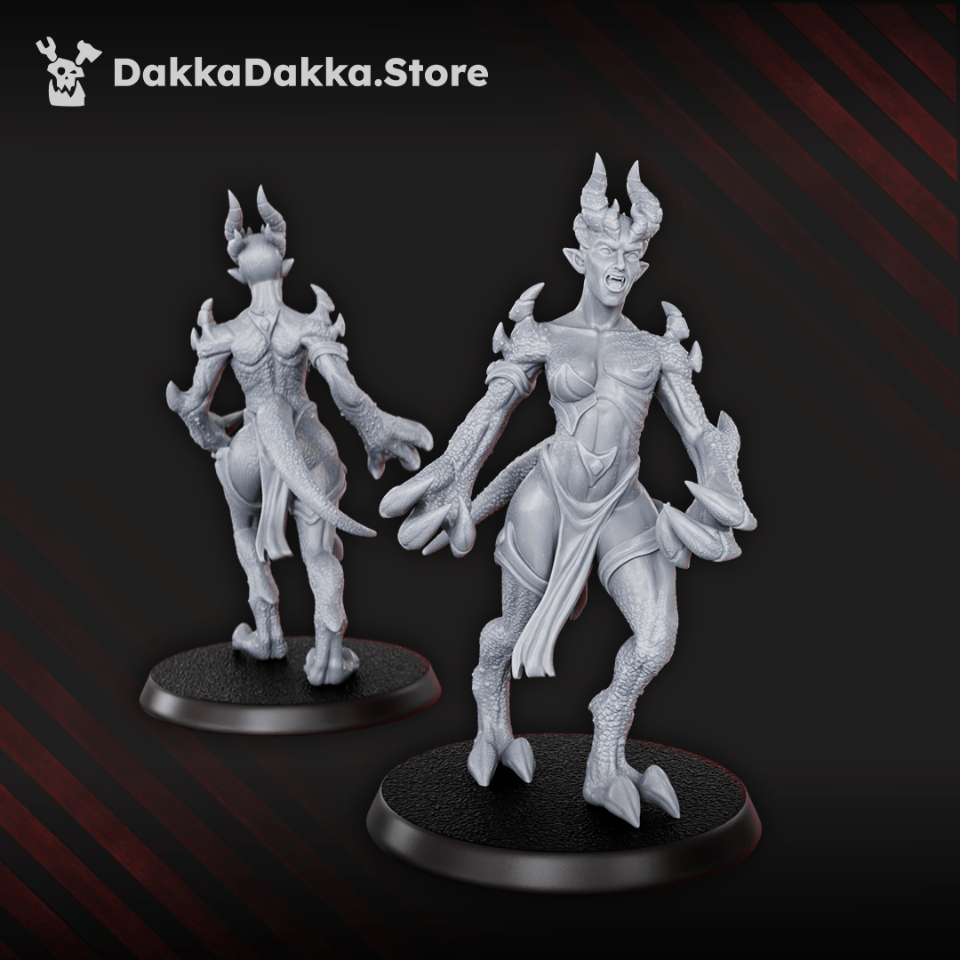 Tabletop Terrain Miniature Lust Warriors x10