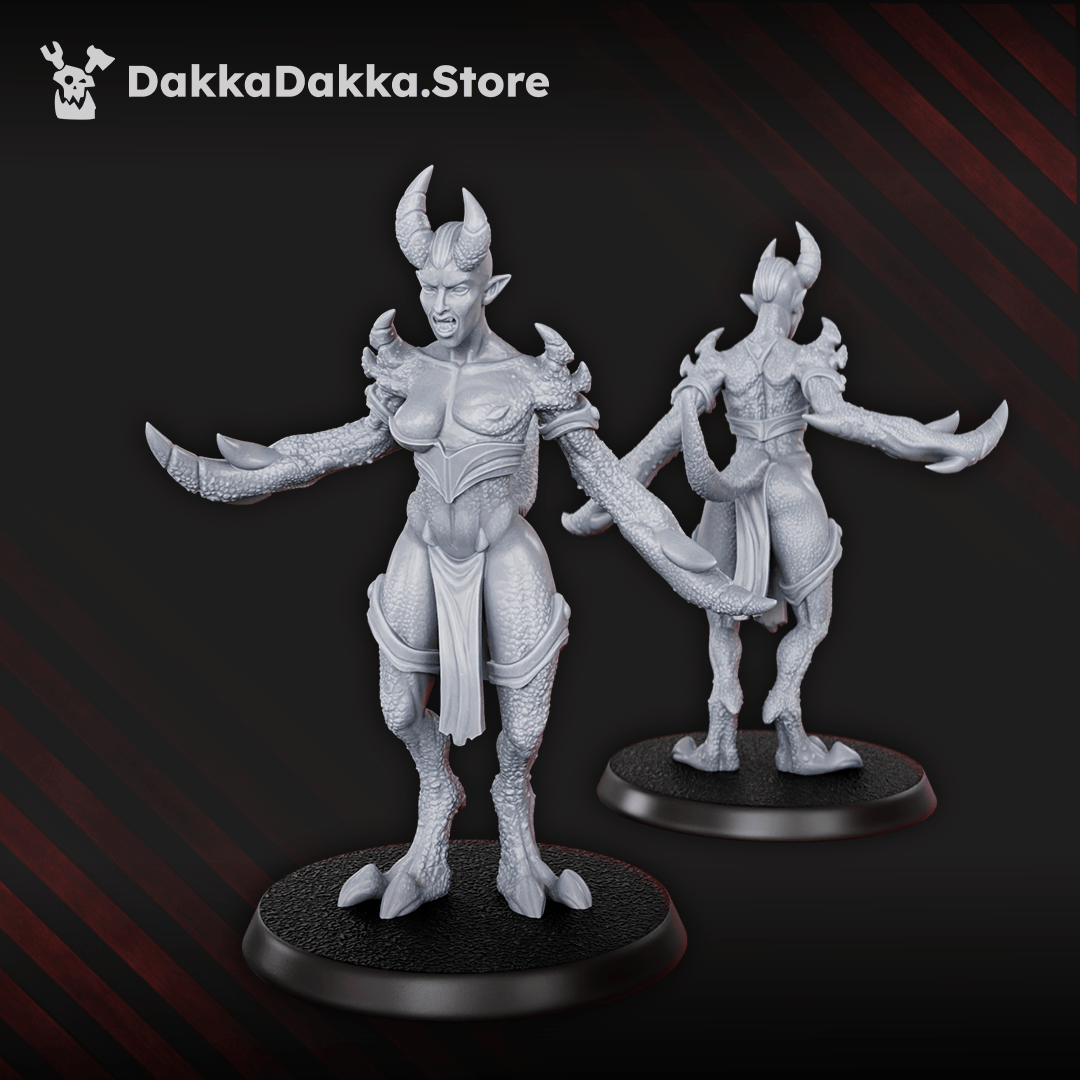 Tabletop Terrain Miniature Lust Warriors x10