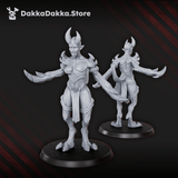 Tabletop Terrain Miniature Lust Warriors x10