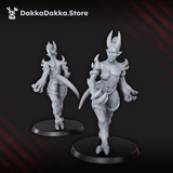 Tabletop Terrain Miniature Lust Warriors x10