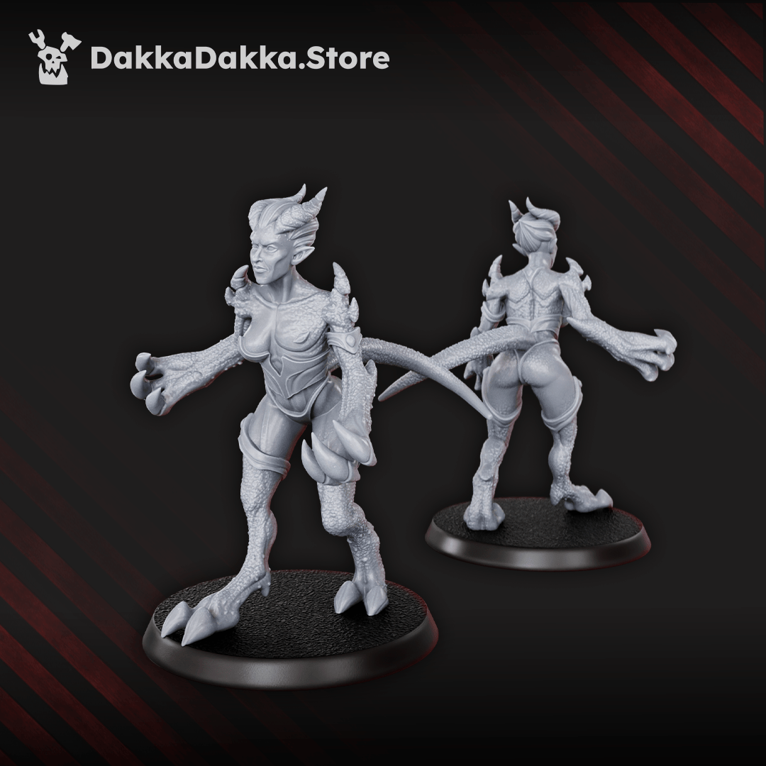 Tabletop Terrain Miniature Lust Warriors x10