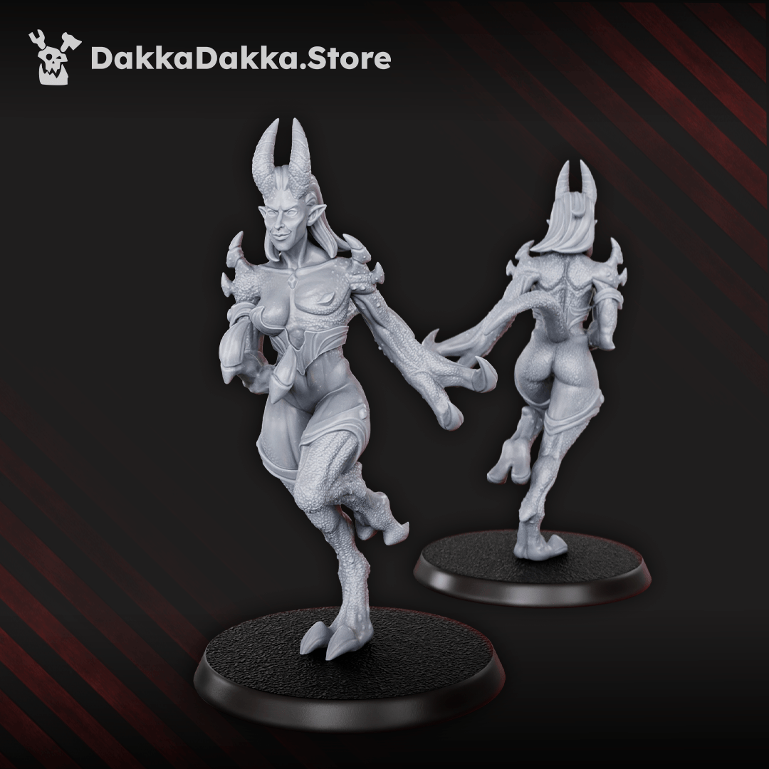 Tabletop Terrain Miniature Lust Warriors x10