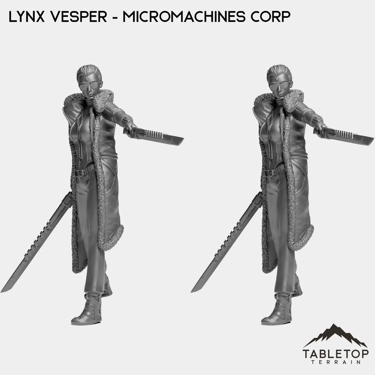 Tabletop Terrain Miniature Lynx Vesper - Micromachines Corp