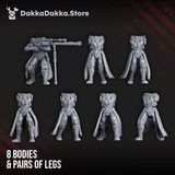 Tabletop Terrain Miniature Machine Cult Scout Warriors Assembly Kit