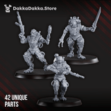 Tabletop Terrain Miniature Machine Cult Scout Warriors Assembly Kit
