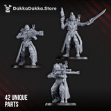 Tabletop Terrain Miniature Machine Cult Scout Warriors Assembly Kit