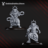 Tabletop Terrain Miniature Machine Cult Shock priests with staff x5