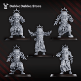 Tabletop Terrain Miniature Machine Cult Shock priests x5