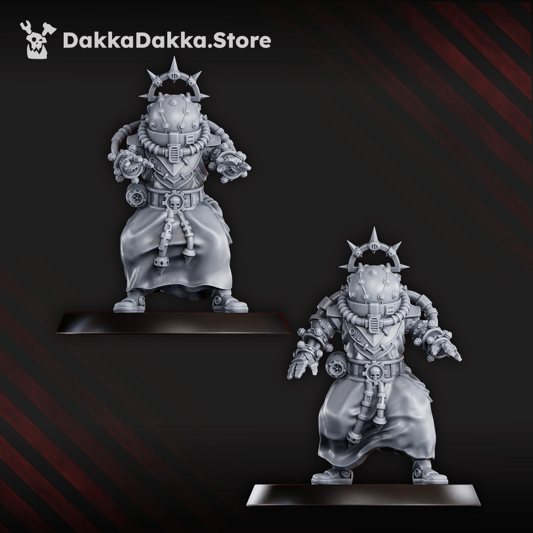 Tabletop Terrain Miniature Machine Cult Shock priests x5