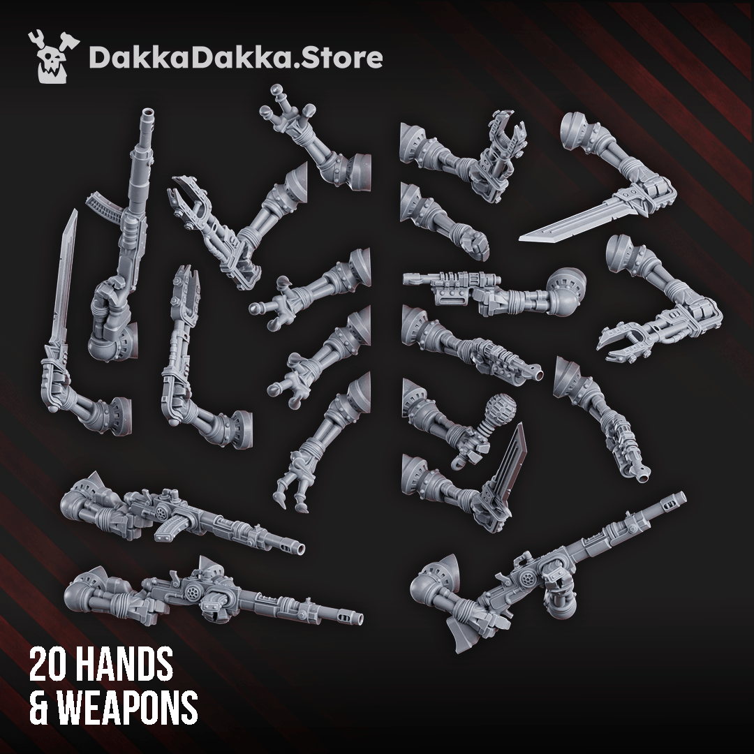 Tabletop Terrain Miniature Machine Cult Stalkers and Infiltrators Assembly Kit