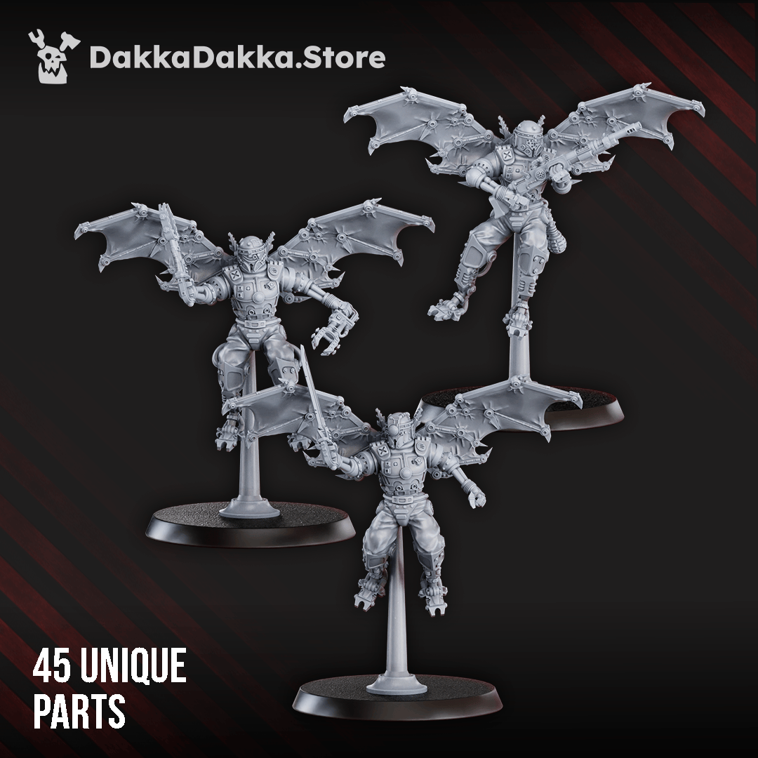 Tabletop Terrain Miniature Machine Cult Stalkers and Infiltrators Assembly Kit