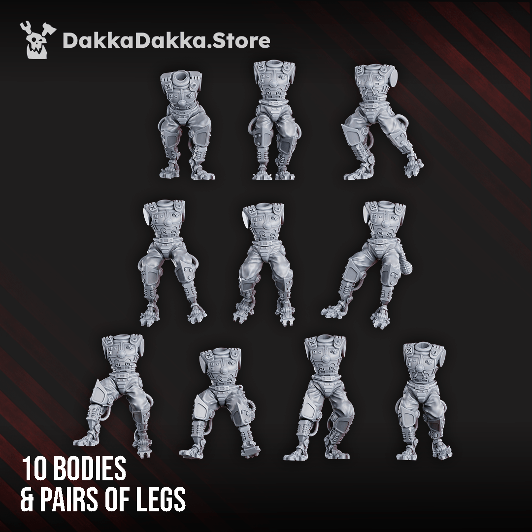 Tabletop Terrain Miniature Machine Cult Stalkers and Infiltrators Assembly Kit