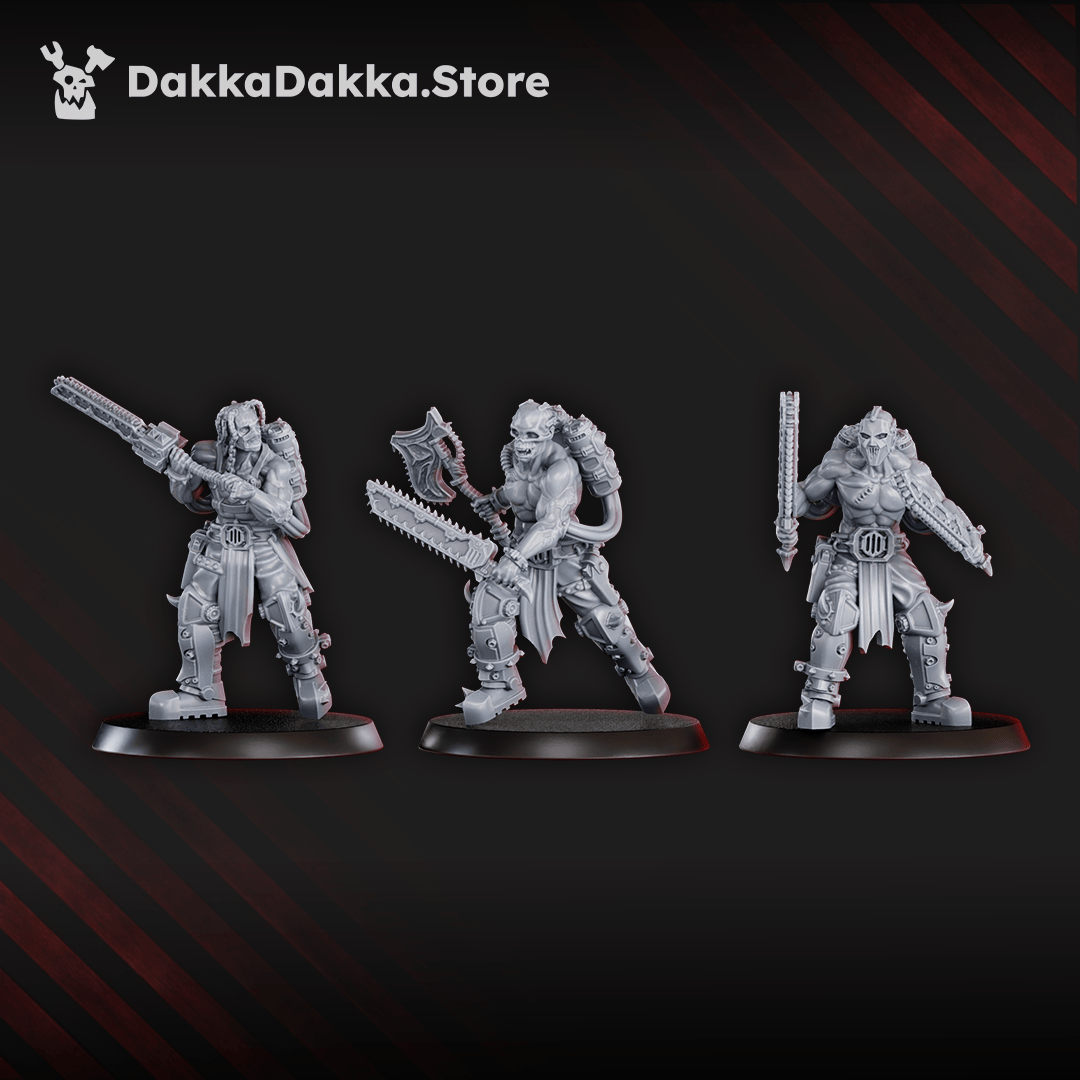 Tabletop Terrain Miniature Mad Hyenas Squad