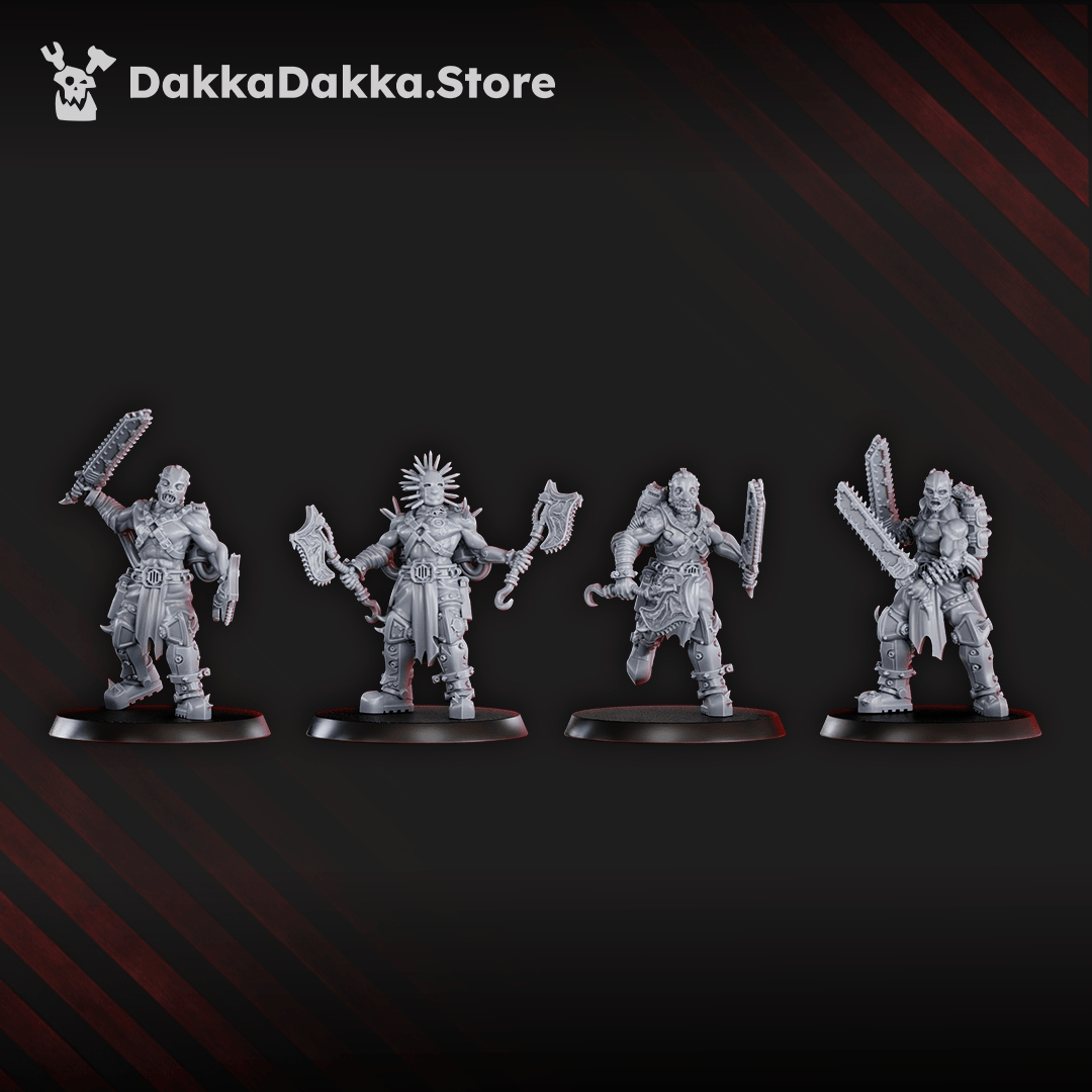 Tabletop Terrain Miniature Mad Hyenas Squad