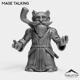 Tabletop Terrain Miniature Mage Talking Gnome Starters