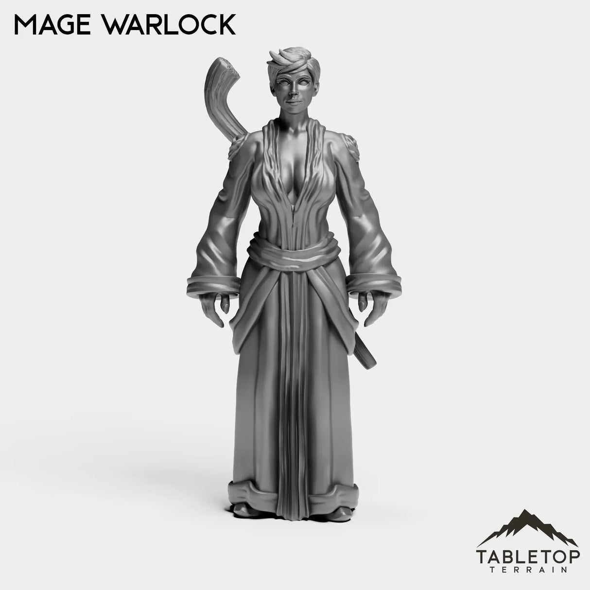 Tabletop Terrain Miniature Mage Warlock Human Starters Female