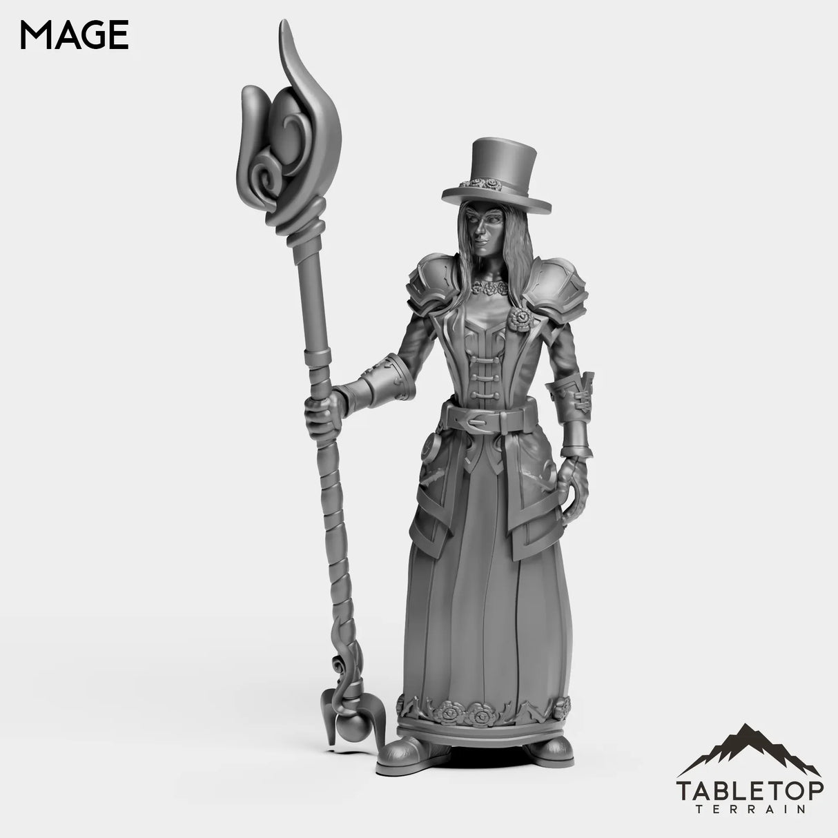 Tabletop Terrain Miniature Mage Werewolf Human Female