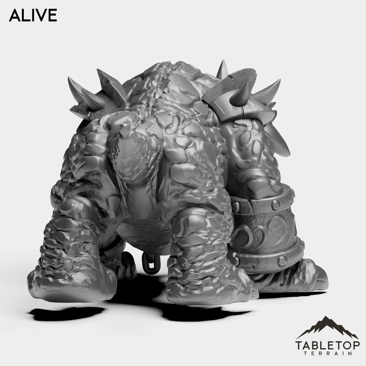Tabletop Terrain Miniature Magma Dog