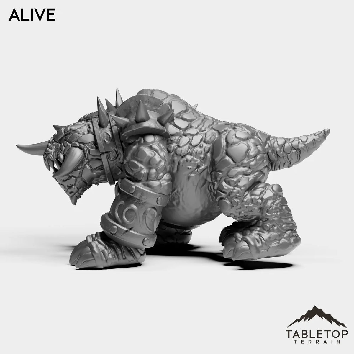 Tabletop Terrain Miniature Magma Dog