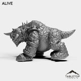 Tabletop Terrain Miniature Magma Dog