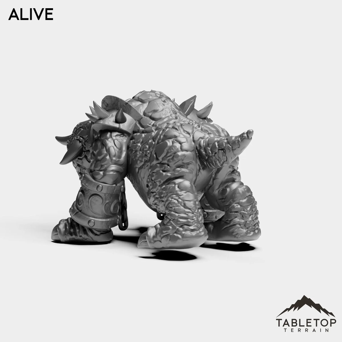 Tabletop Terrain Miniature Magma Dog