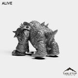 Tabletop Terrain Miniature Magma Dog