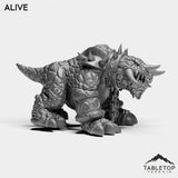 Tabletop Terrain Miniature Magma Dog