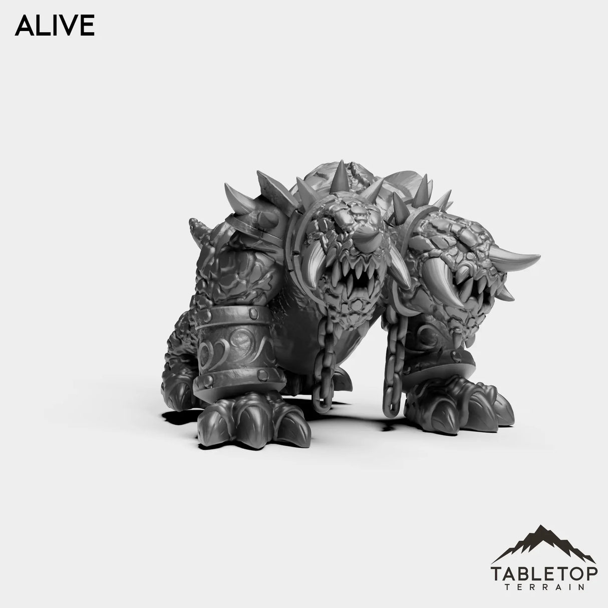 Tabletop Terrain Miniature Magma Dog