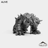Tabletop Terrain Miniature Magma Dog