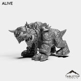 Tabletop Terrain Miniature Magma Dog