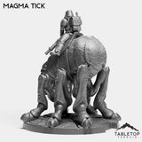 Tabletop Terrain Miniature Magma Tick