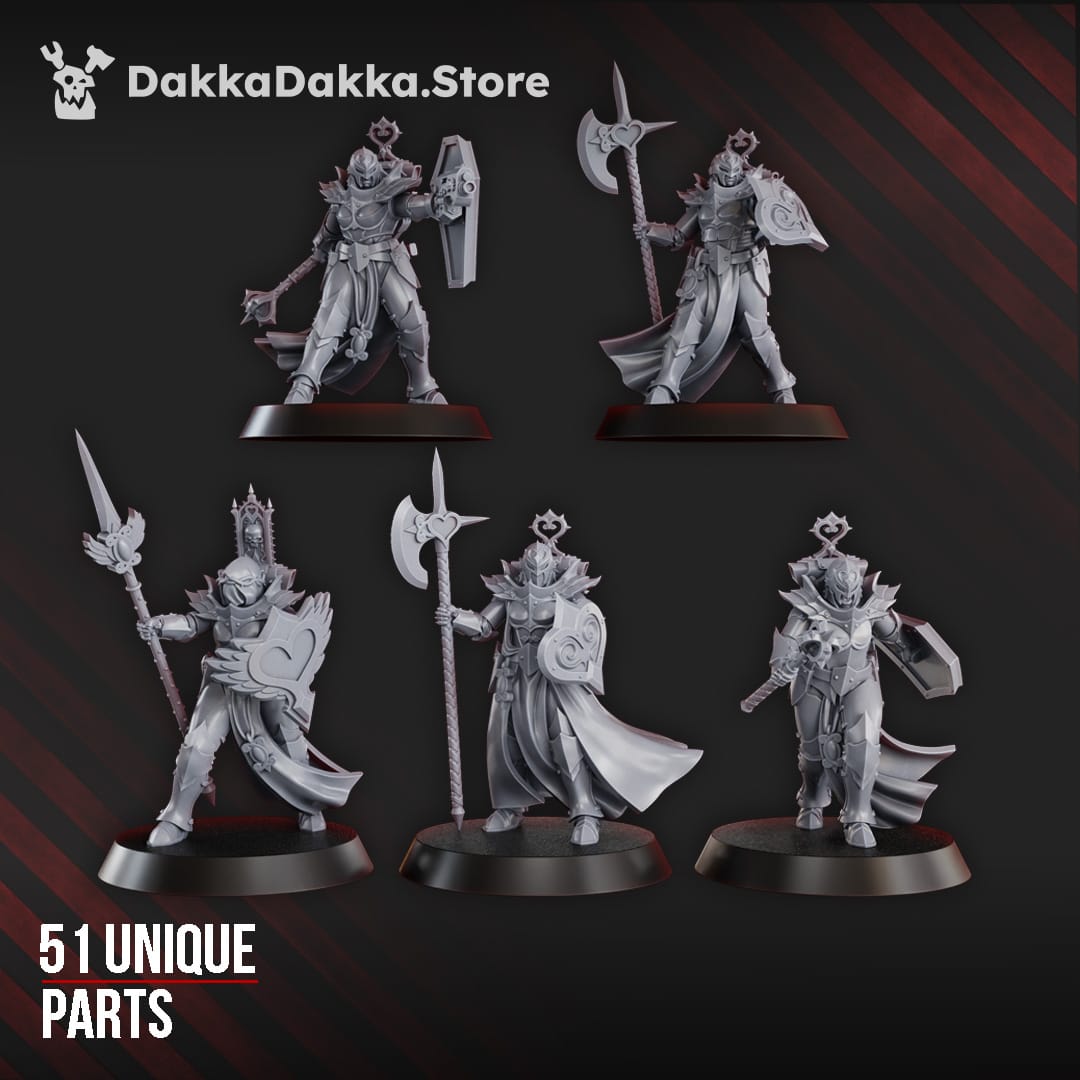 Tabletop Terrain Miniature Maidens of Praesidium (build kit)