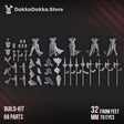 Tabletop Terrain Miniature Maidens of Praesidium (build kit)