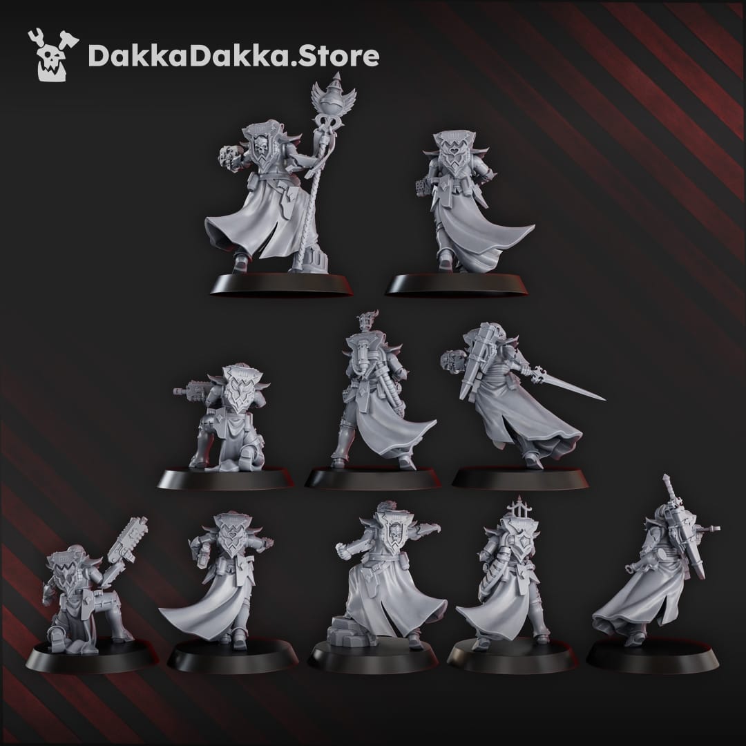 Tabletop Terrain Miniature Maidens of Vengeance Squad (x10)