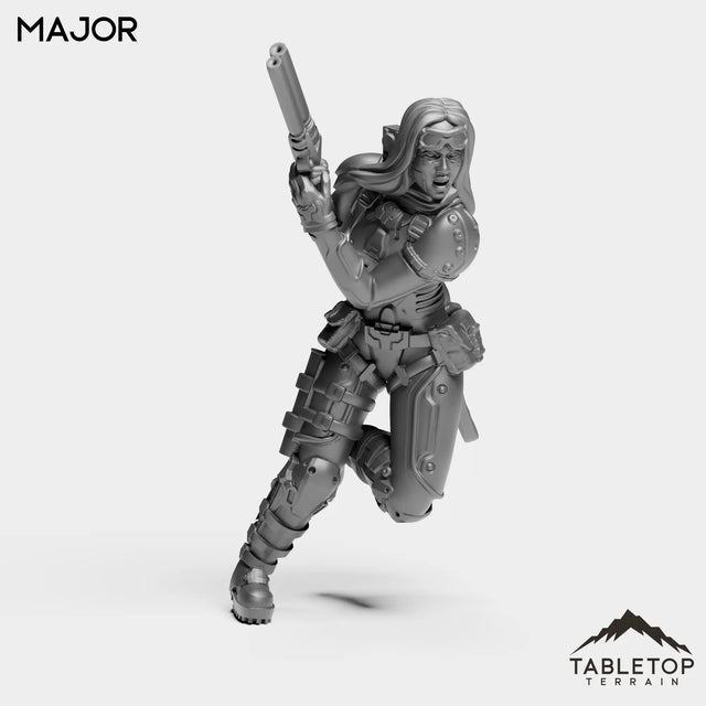 Tabletop Terrain Miniature Major - S.A.T. 9 UNIT
