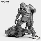 Tabletop Terrain Miniature Malony & Dead Guy - Shock Team