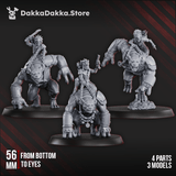 Tabletop Terrain Miniature Mar-Duk Tribe Furybeasts Squad (x3)
