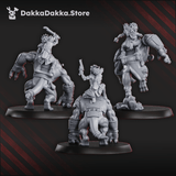 Tabletop Terrain Miniature Mar-Duk Tribe Furybeasts Squad (x3)