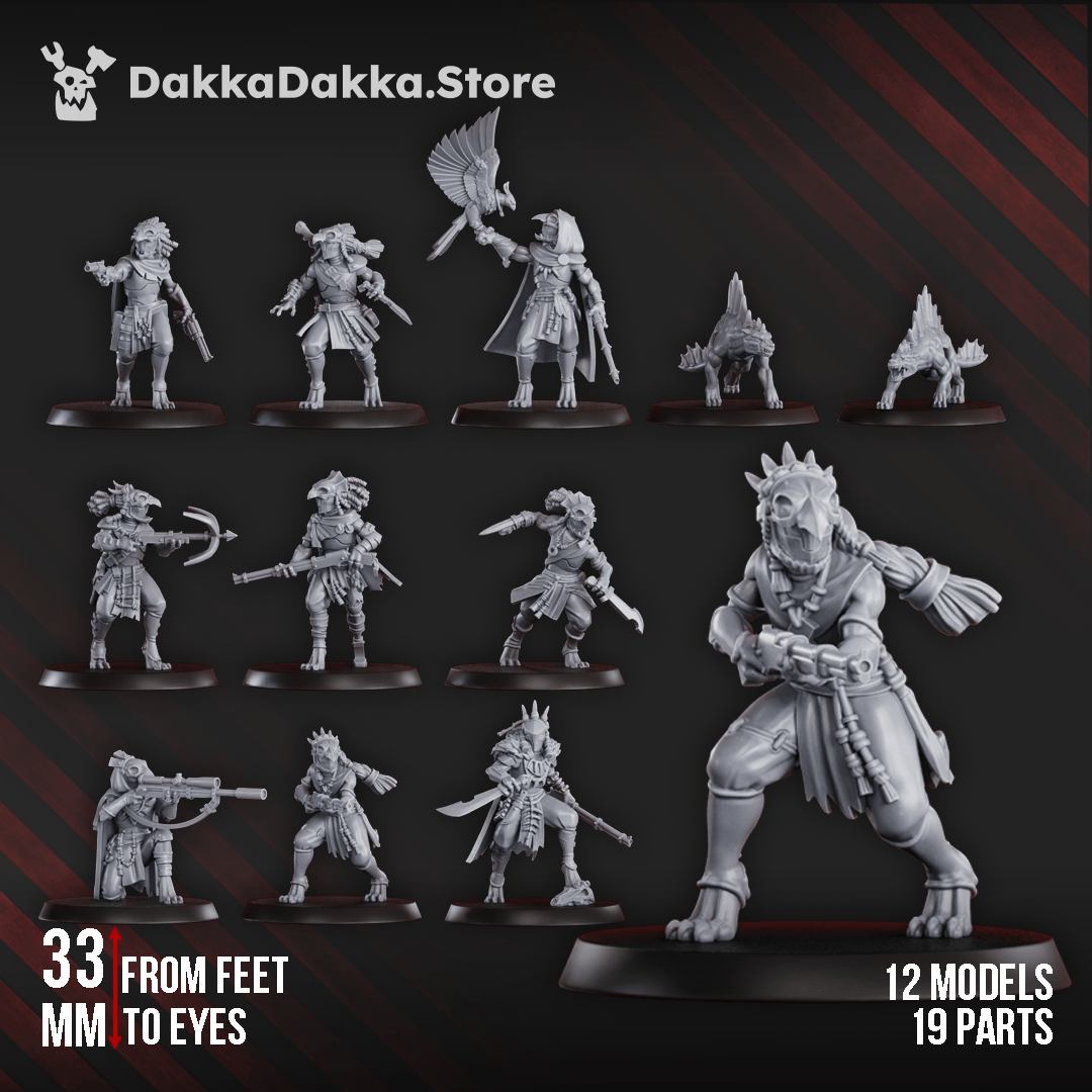 Tabletop Terrain Miniature Mar-Duk Tribe Liquidation Squad (x12)