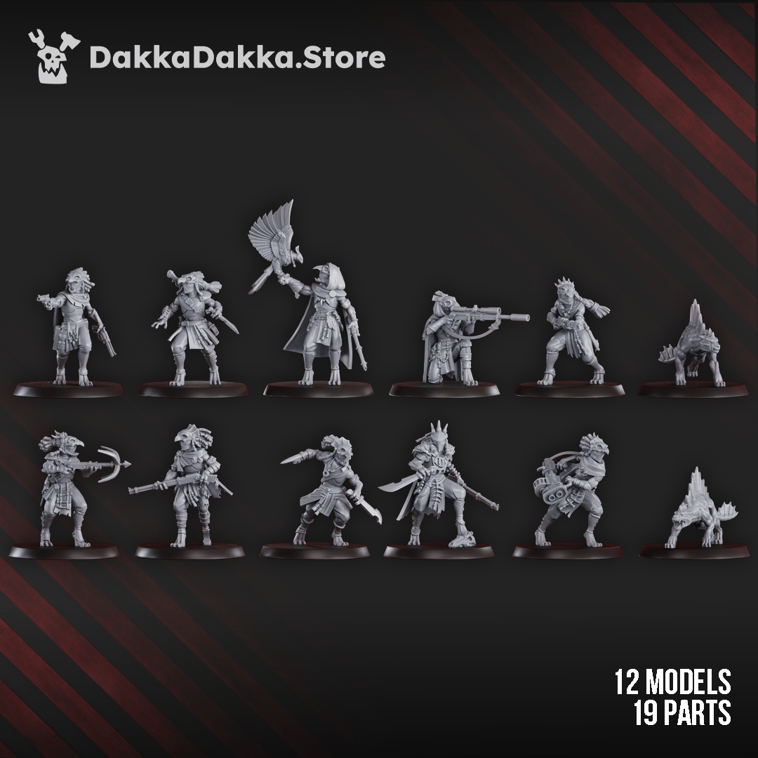 Tabletop Terrain Miniature Mar-Duk Tribe Liquidation Squad (x12)