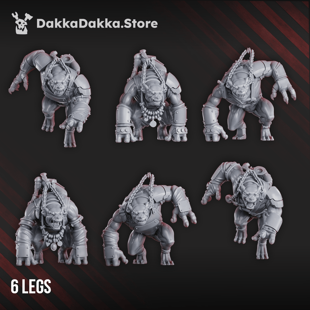 Tabletop Terrain Miniature Mar-Duk Tribe Riders / Furybeasts (build kit)