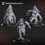 Tabletop Terrain Miniature Mar-Duk Tribe Riders Squad (x3)