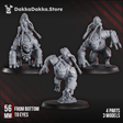 Tabletop Terrain Miniature Mar-Duk Tribe Riders Squad (x3)