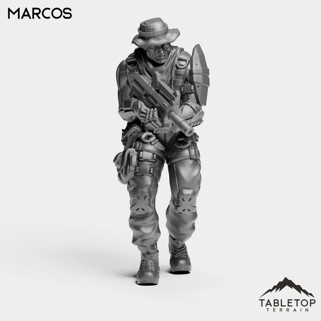 Tabletop Terrain Miniature Marcos - ACE Agrupacion De Comandos Especiales