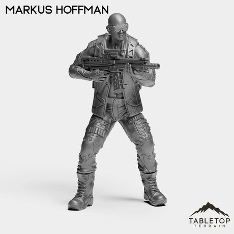 Tabletop Terrain Miniature Markus Hoffman - Strike Team Omega & Almighty Friends